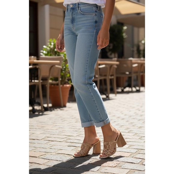 NWT Sam Edelman Laurette Almond Lattice Square Toe Block Heel Sandals - Picture 2 of 9